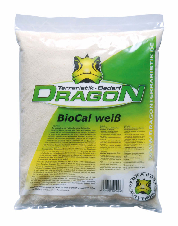 Dragon BioCal weiß 10l im Kunststoff-BEUTEL