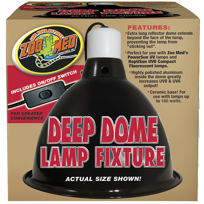 Repti Deep Dome Clamp Lamp