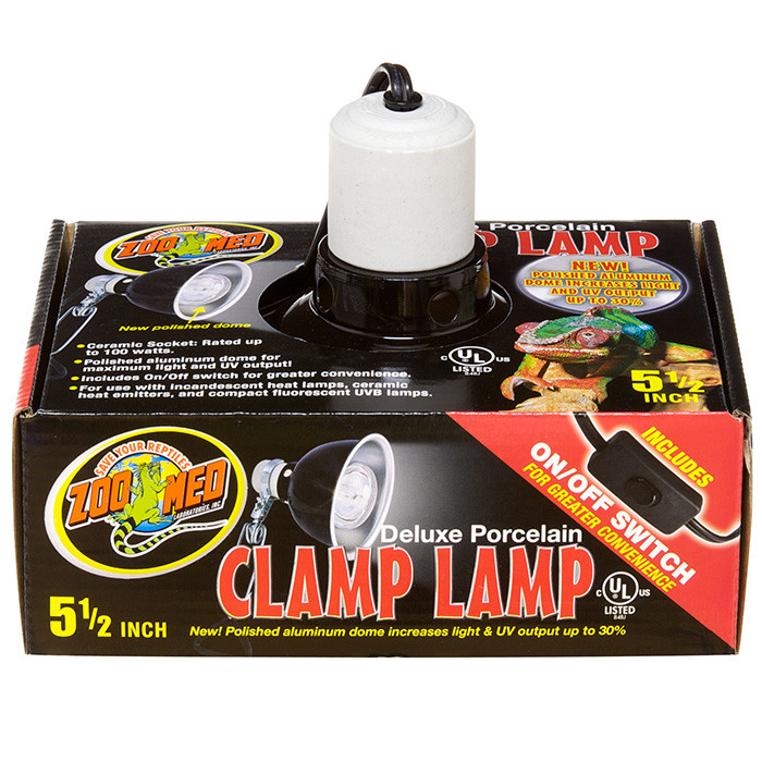 Deluxe Porcelain Clamp Lamp 22cm