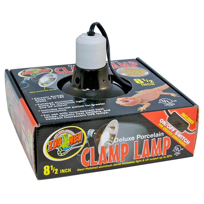 Deluxe Porcelain Clamp Lamp 22cm (max 150w)