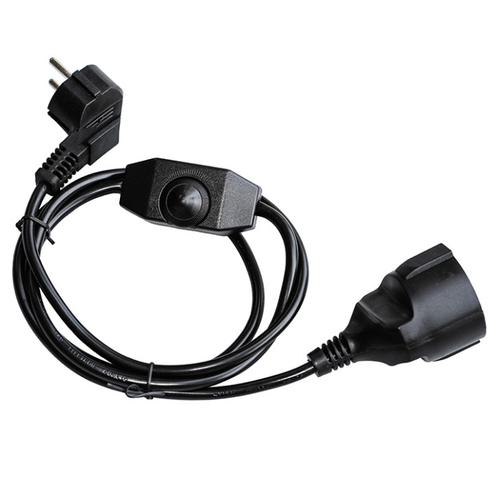Dimmer, Schukostecker  & Schukokupplung 3-adr. max. 300 W 2m