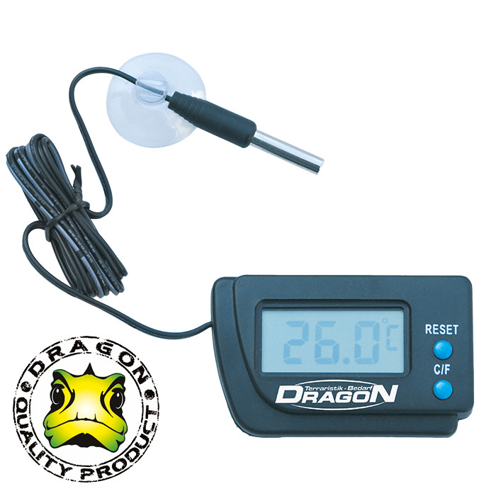 Thermometer digital, 65x40mm, mit wasserfestem Fühler