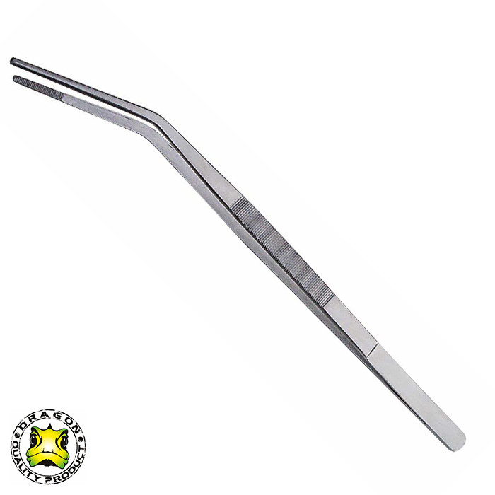 Edelstahlpinzette abgewinkelt ca.45cm