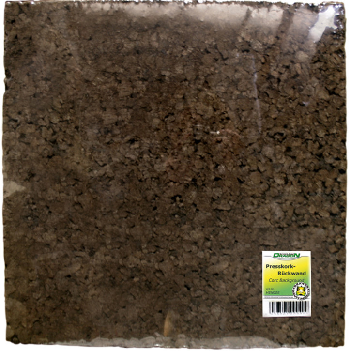 Presskorkplatten 2Stk 50X50x2cm mit Label in Folie