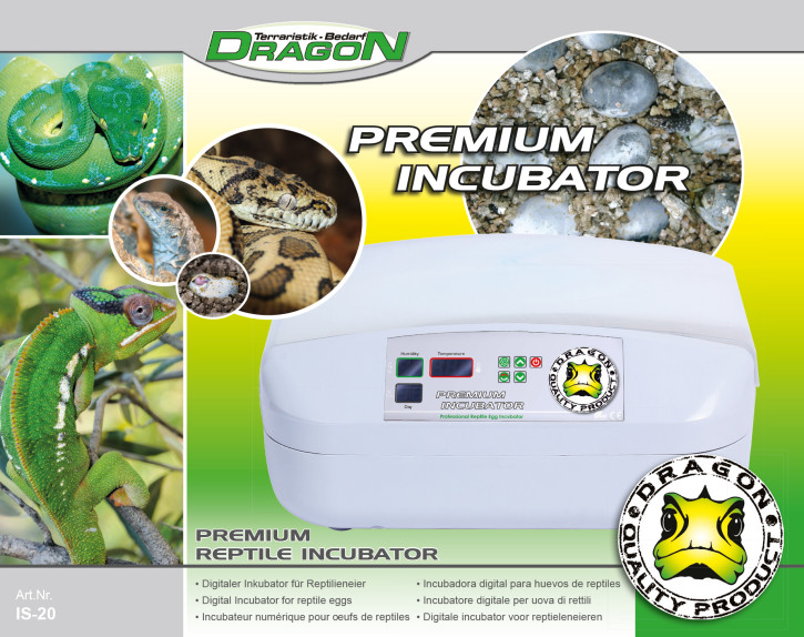 PREMIUM INCUBATOR mit dig.Temp.Kontrolle 55x45x23cm