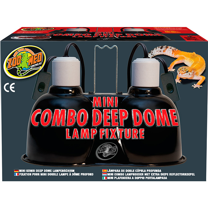 Mini Combo Deep Dome Clamp Lamp (max 2x100w)