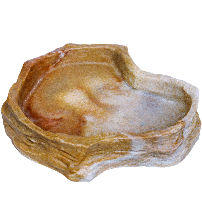 Felsschale LARGE FLACH Sand Stone 1250ml 30x28x5cm