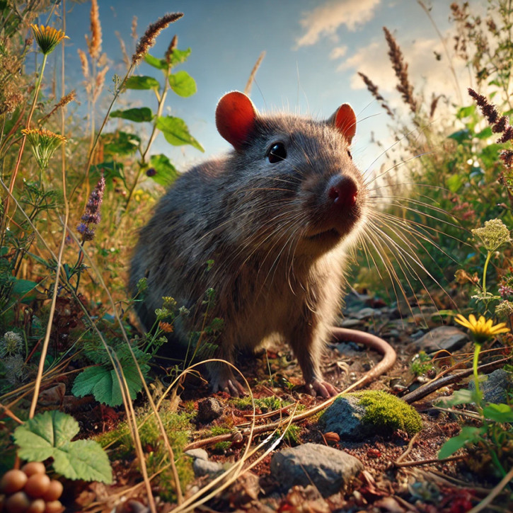 Nager lebend - Ratte