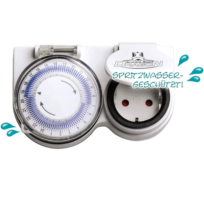 Outdoor-Timer Zeitschaltuhr analog 15- Min.-Takt