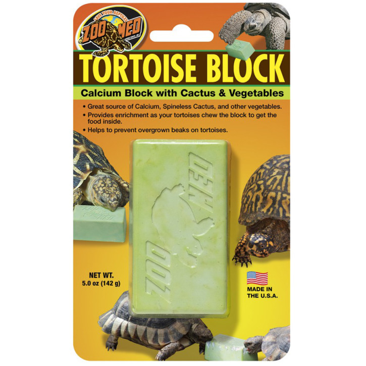 Tortoise Block- Kalziumblock gefüllt m.Kaktus+Gemüse