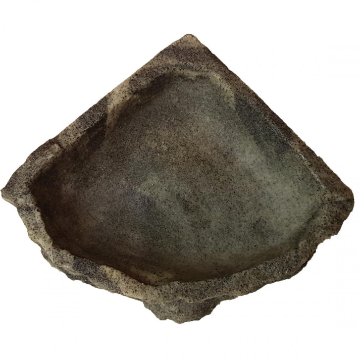 Eck-Felsschale Medium, Granite Rock 500ml 16,5x16,5x4cm