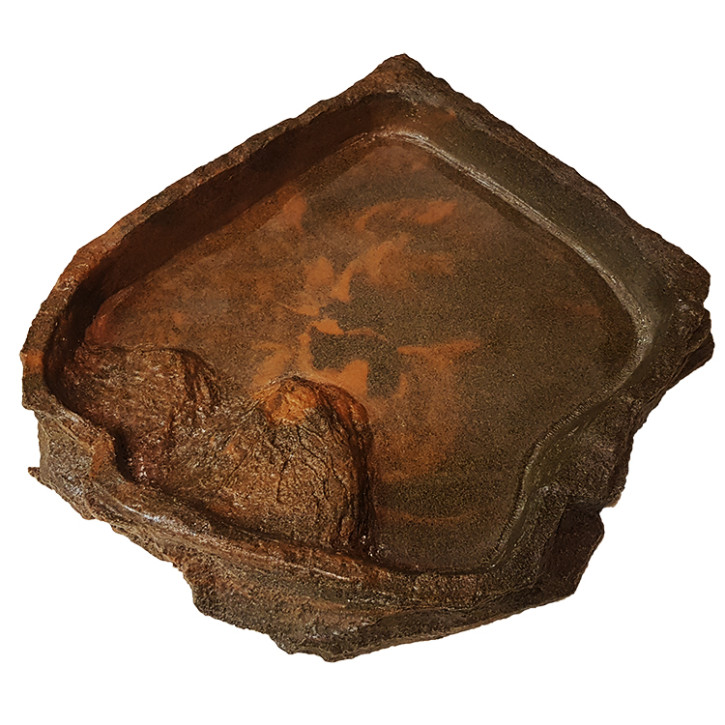 Eck-Felsschale XXLarge Lava Rock 3000ml 43x40x7cm