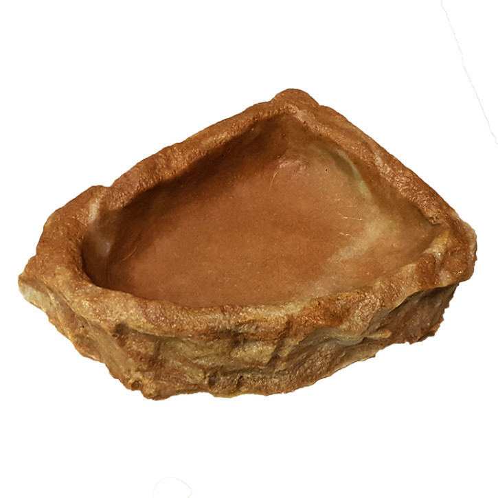Eck-Felsschale Small, Sand Stone 150ml 13x11,5x3,5cm