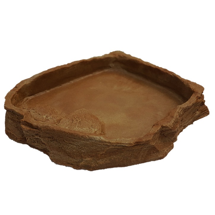 Eck-Felsschale XXLarge Sand Stone 3000ml 43x40x7cm