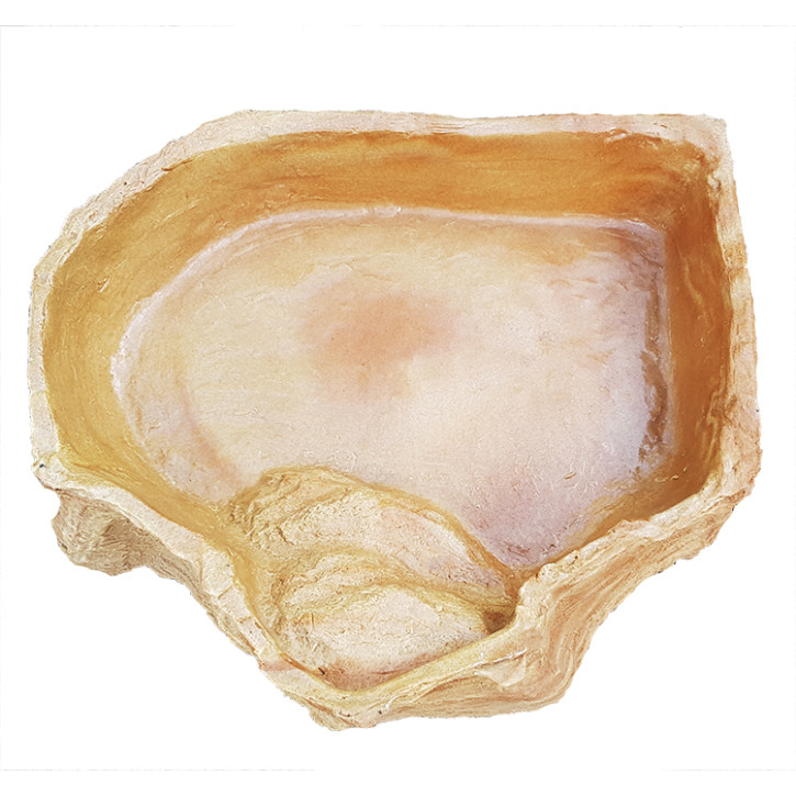 Eck-Felsschale Giant Sand Stone 8500ml 49x45x11cm