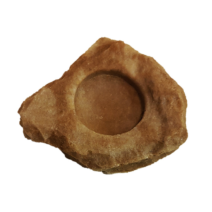 Felsschale mini mini Sand Stone ca. 10ml 6x6x2cm
