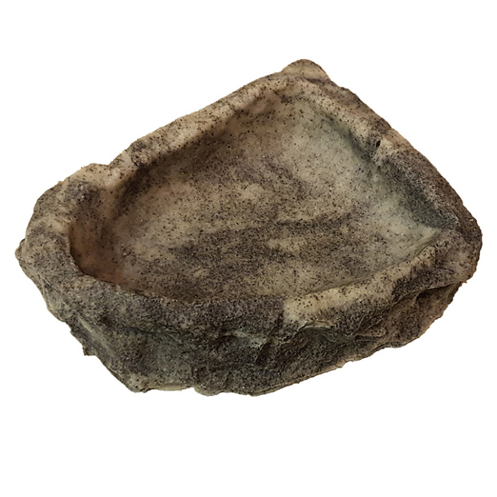 Eck-Felsschale Small, Granite Rock 150ml 13x11,5x3,5cm