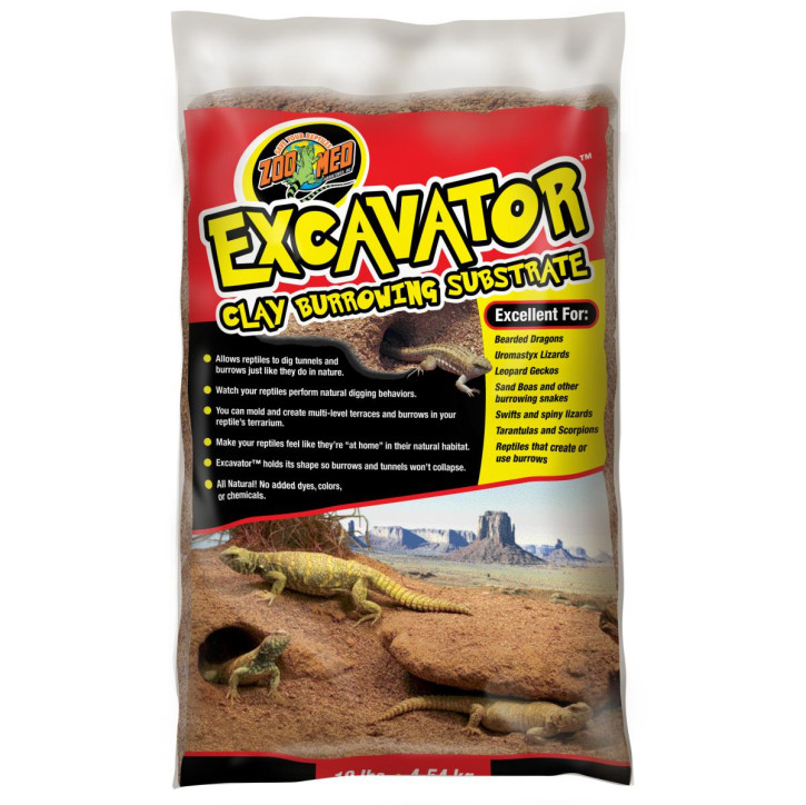 Zoo Med Excavator - Natürliches, Grabfähiges Ton-Substrat für Terrarien Zoo Med Excavator - Natürliches, Grabfähiges Ton-Substrat für Terrarien