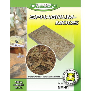 Sphagnum-Moos gepresst 100g-Brikett, ca. 5l