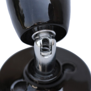 Porzellanfassung black, E27 m.Gelenk f. Wand/Deckenmont.300W