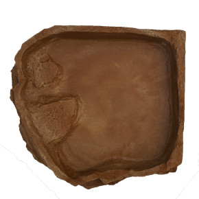 Eck-Felsschale XXLarge Sand Stone 3000ml 43x40x7cm