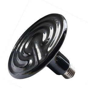 CERA-HEAT 250 w Keramik-Heizstrahler schwarz Ø125mm