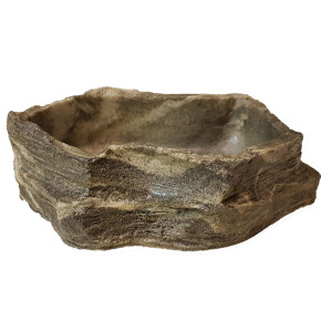 Felsschale Large Granite Rock 1000ml 23x18x6,5cm